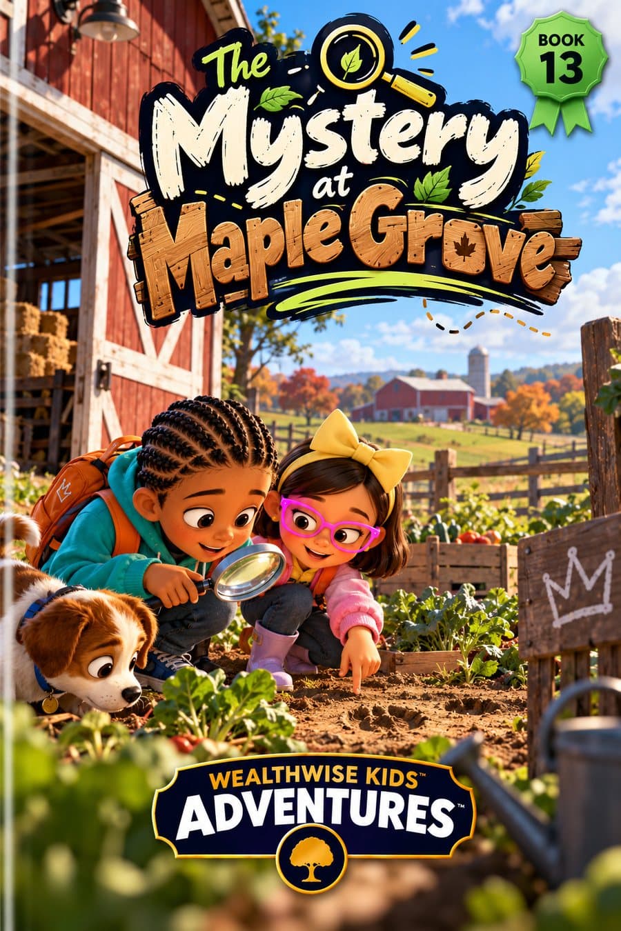 Cover art for The Mystery at Maple Grove, Book 13